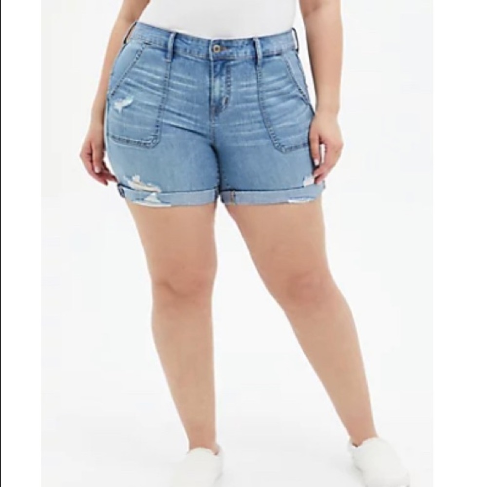 Torrid jean shorts 16